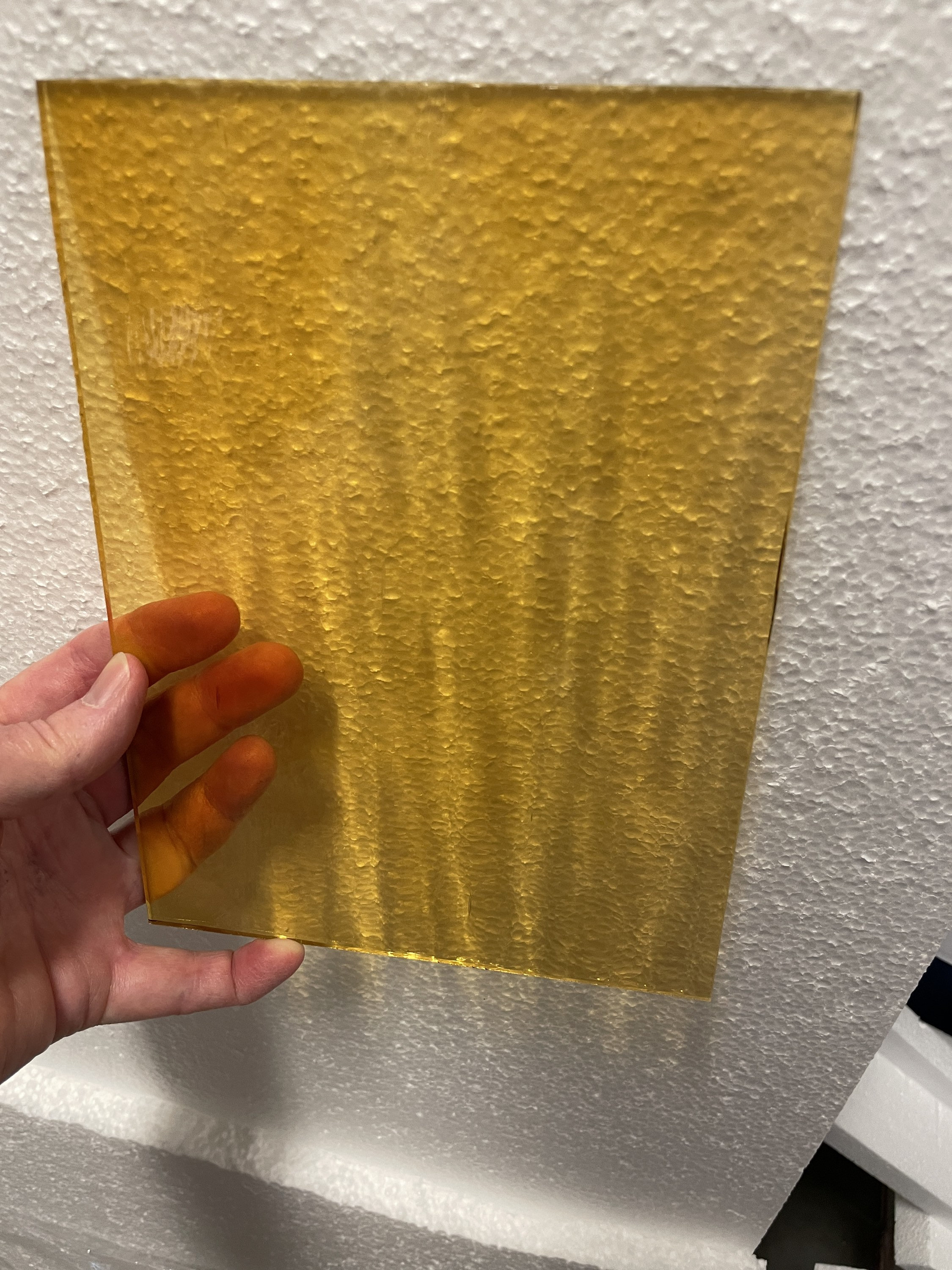 WATERGLASS PALE AMBER Transparent Stained Glass Sheet B23 Etsy