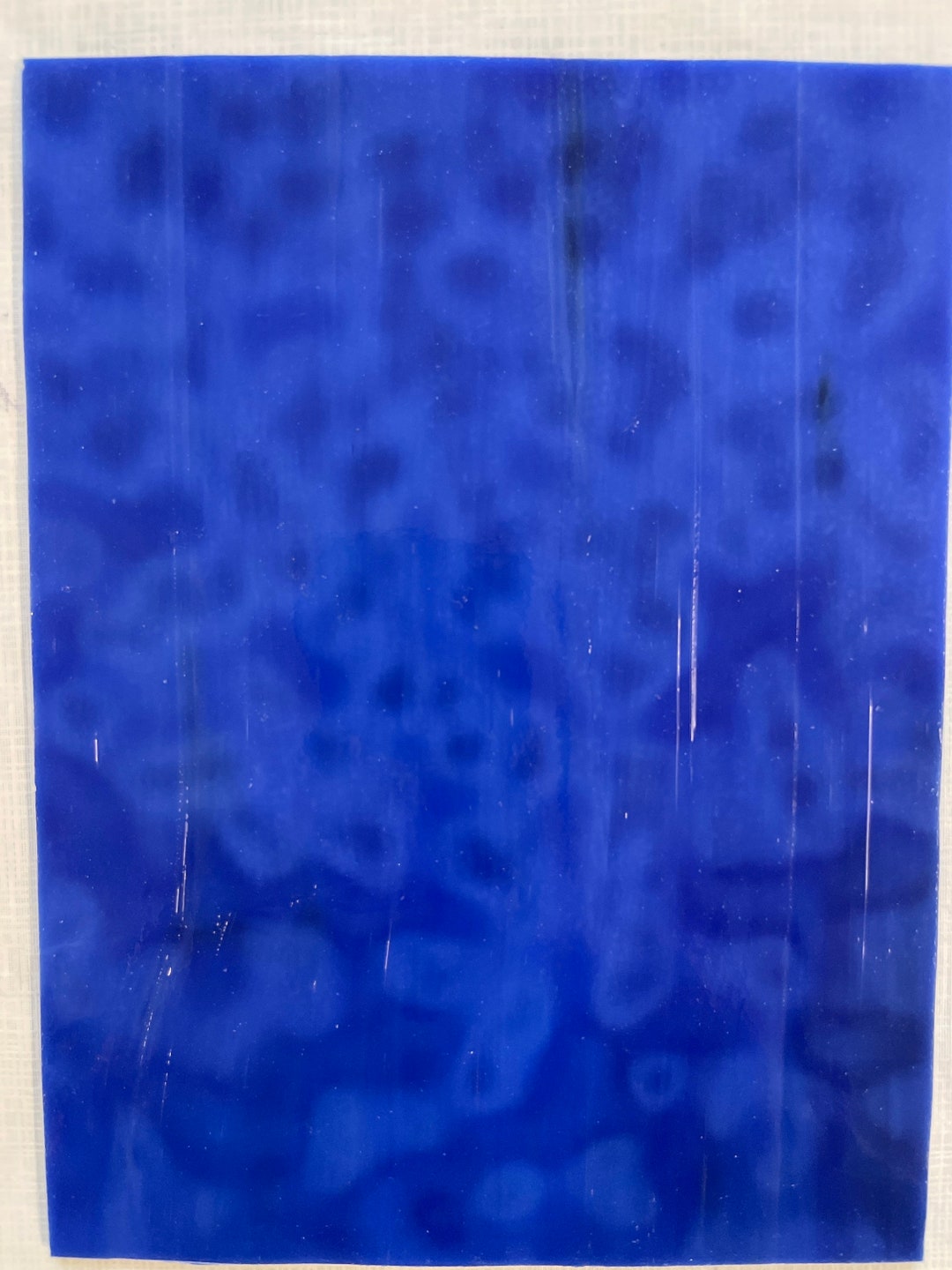 BLUE MOTTLED Glass Sheet Stained Glass A05 Etsy