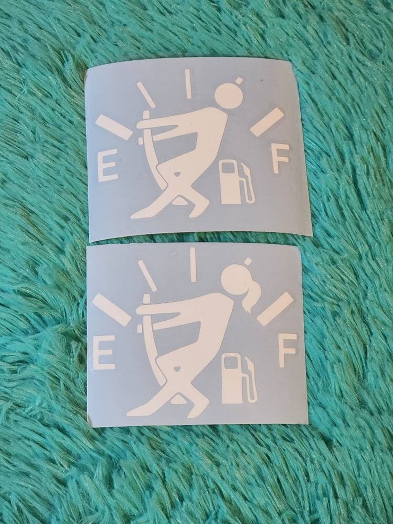 Gas Gauge Decal Etsy