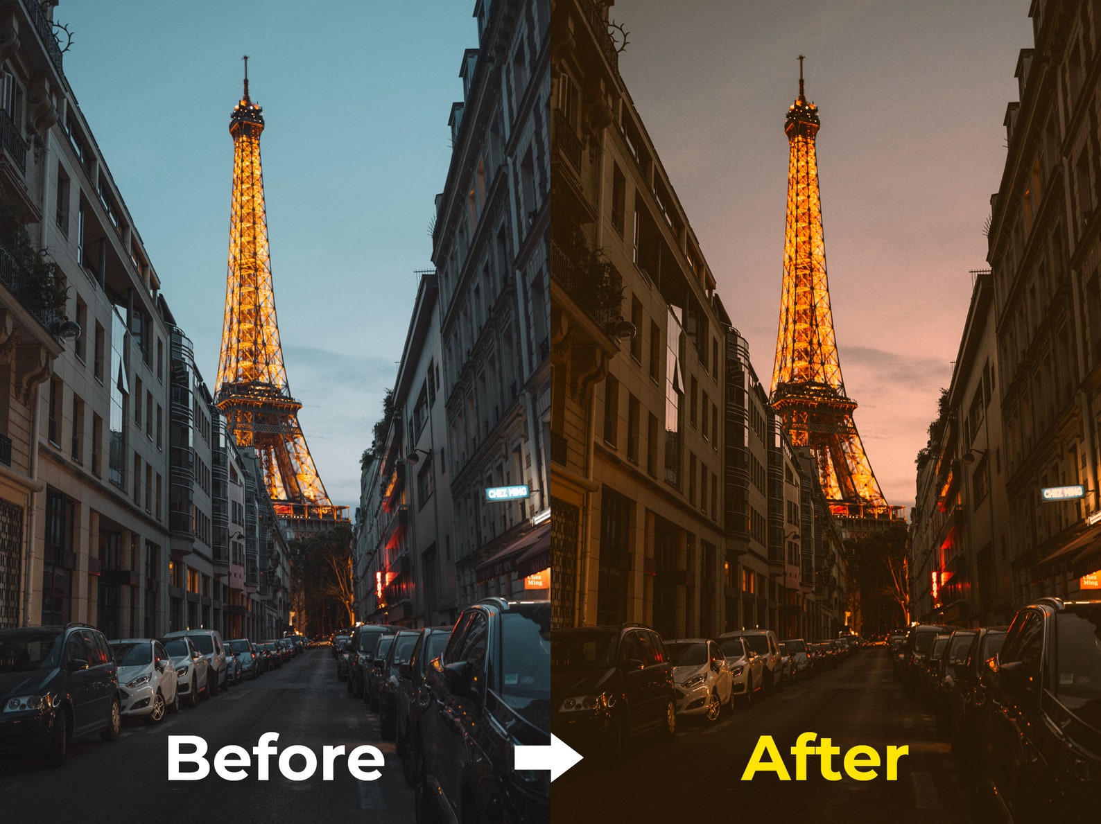 COZY TOWN 8 Mobile & Desktop Lightroom Presets Romantic | Etsy