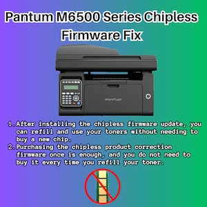 Pantum M6500 M6550nw M6559nw Chipless Firmware Fix image 2