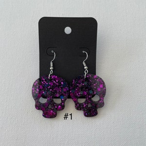 Skull Halloween Earrings