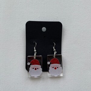 Santa Earrings | Christmas Earrings