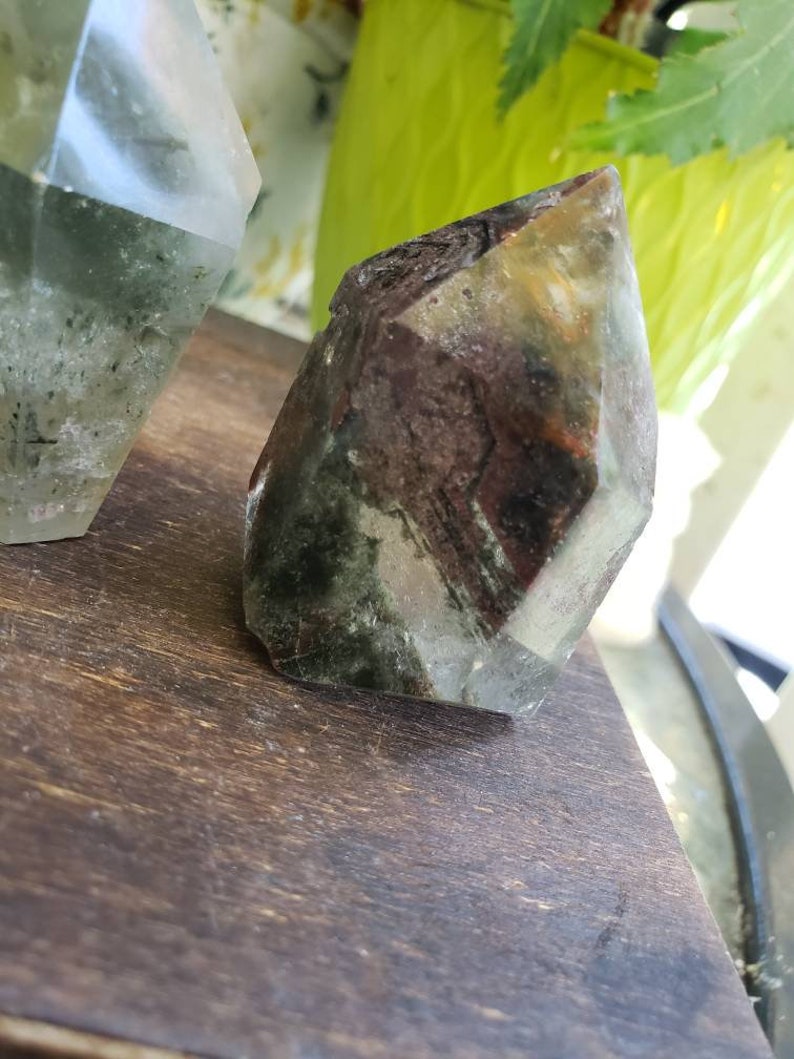 STUNNING GARDEN QUARTZ! A Grade Absolutely Jaw Dropping LodoliteLodaliteInclusion Quartz Super Clear Quality Garden Quartz Points