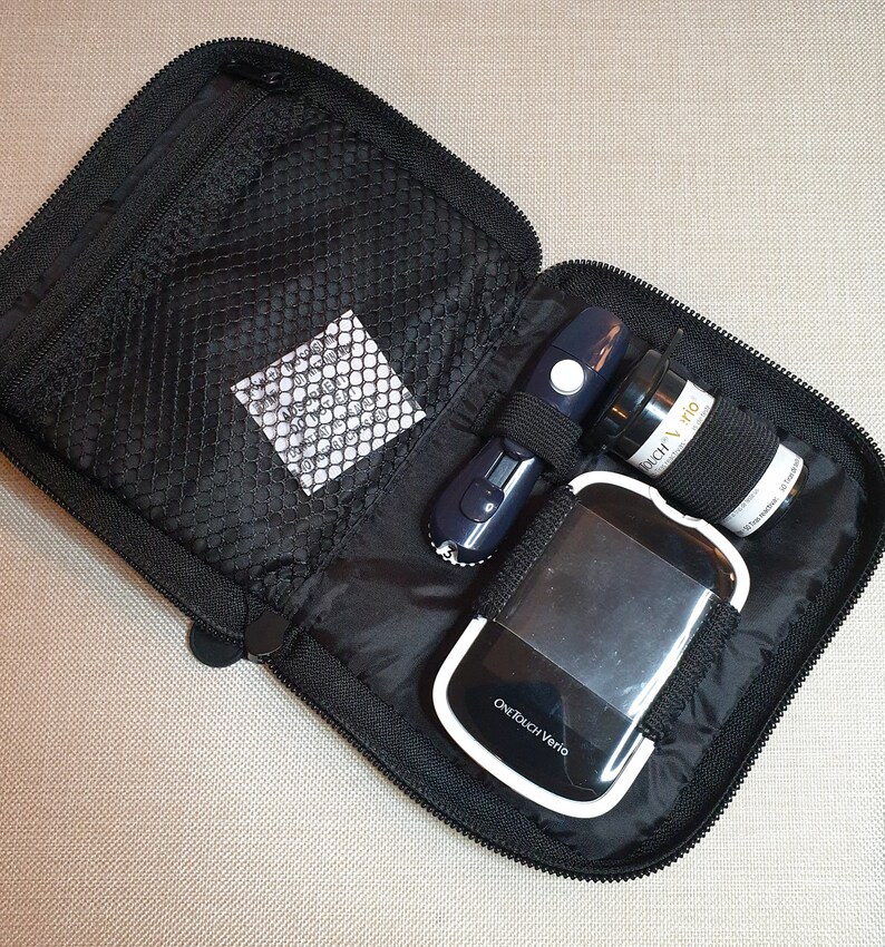 Diabetes Blood Glucose Meter Case with Leopard Print Fabric Etsy