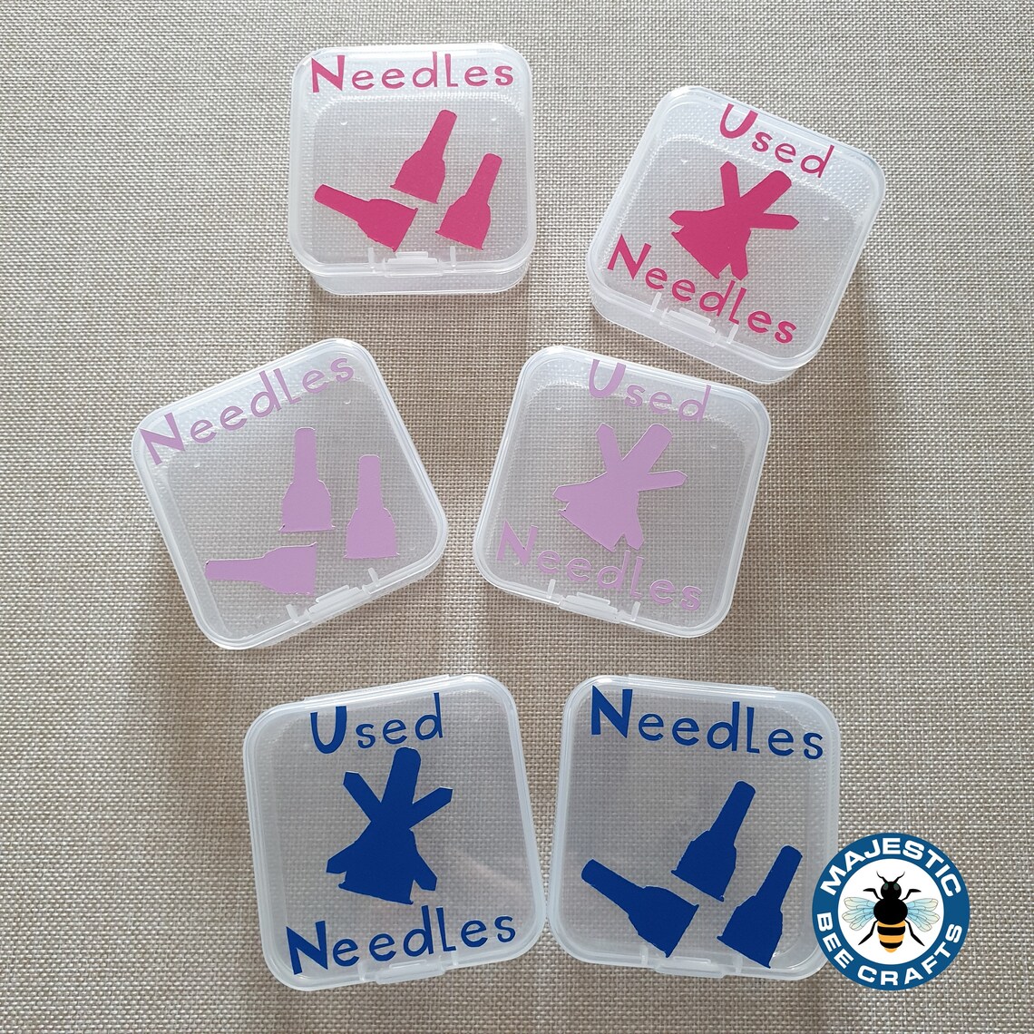 Diabetic Needle / Used Needle Storage Small Container Set for Etsy
