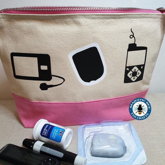 Diabetes Supply Kit Bag Insulin Pump Supplies Bag Type 1 Etsy