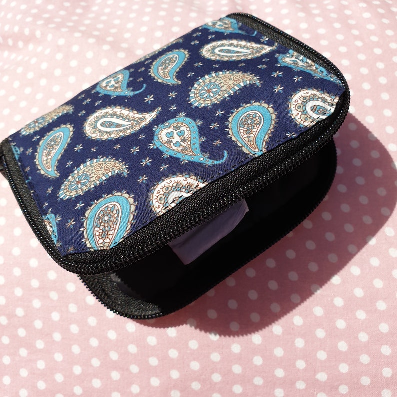 Diabetes Blood Glucose Meter Case with Paisley Fabric Etsy