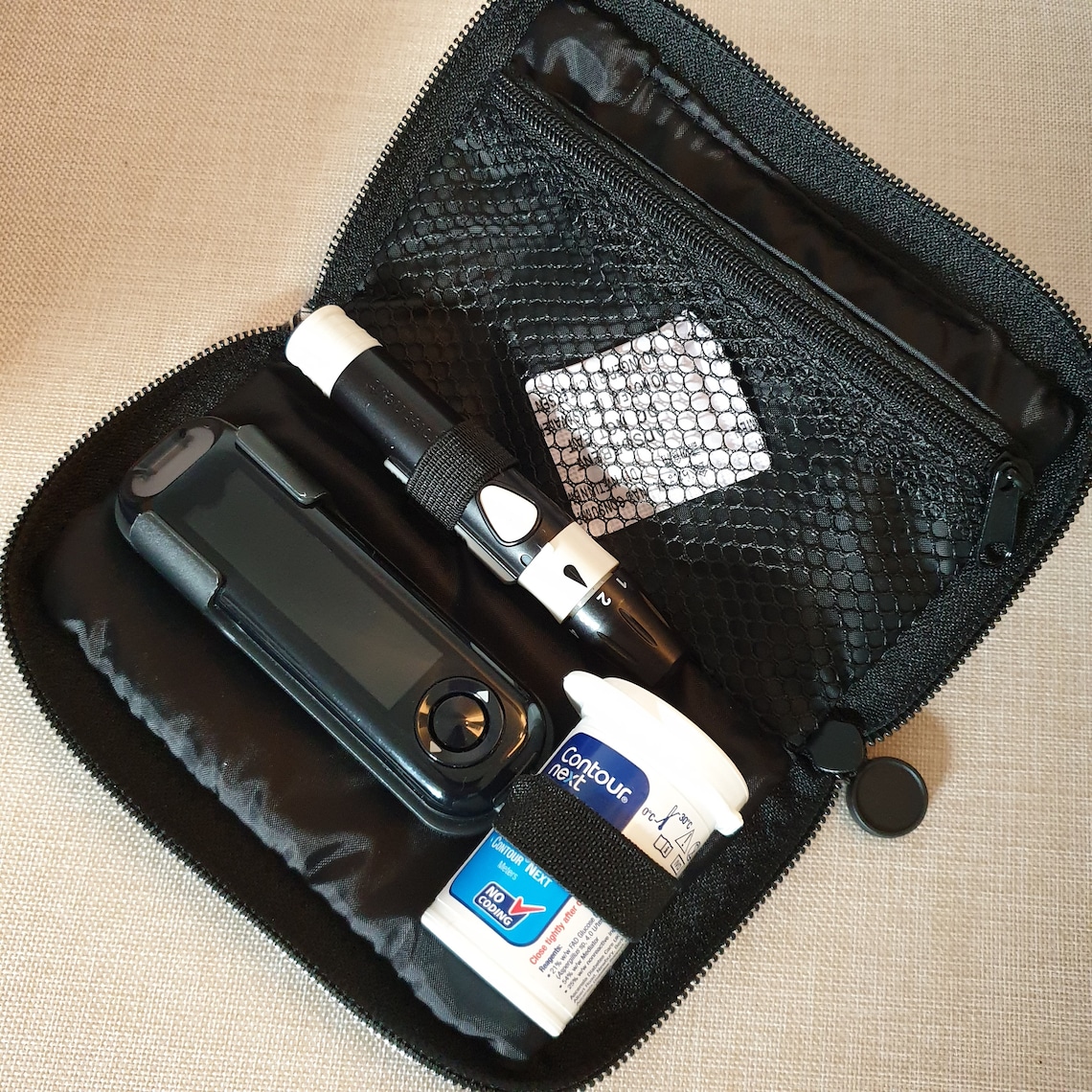 Diabetes Blood Glucose Meter Case for Contour Next USB / Next Etsy