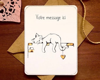Carte Chat Etsy Carte Chat Etsy
