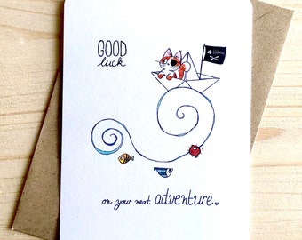 Carte Bonne Chance Etsy