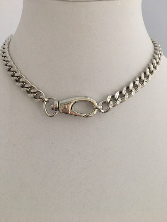 Louis Vuitton, Jewelry, New Louis Vuitton Goldtone Lock With 8 Curb Chain  Necklace