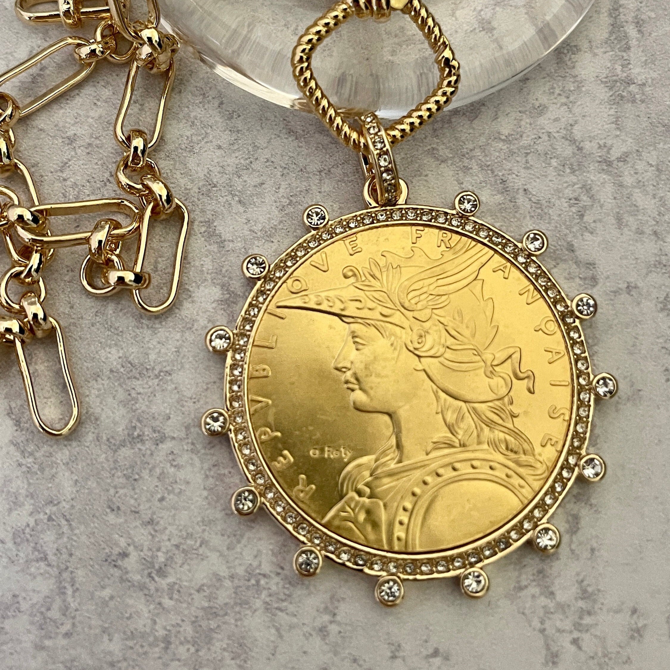Marianne Gold Coin Necklace