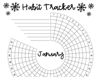Habit Tracker Printable
