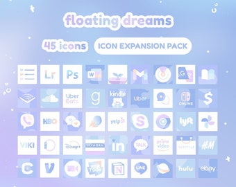 Floating Dreams Theme Icon Expansion Pack for iOS / iPadOS / Android