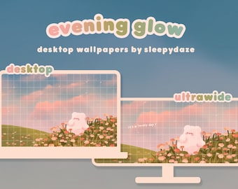 Sfondo del desktop con bagliore serale