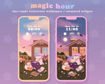 Magic Hour Lockscreen Wallpaper + Animated Widgets Pack