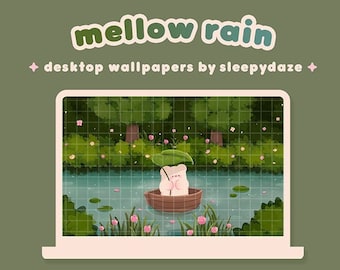 Mellow Rain-bureaubladachtergrond