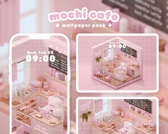 Paquete de fondos de pantalla de Mochi Cafe