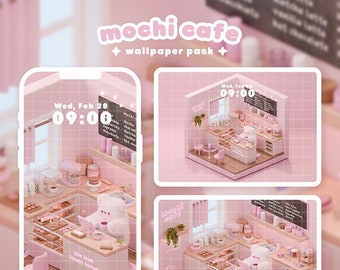 Pack de papiers peints Mochi Cafe