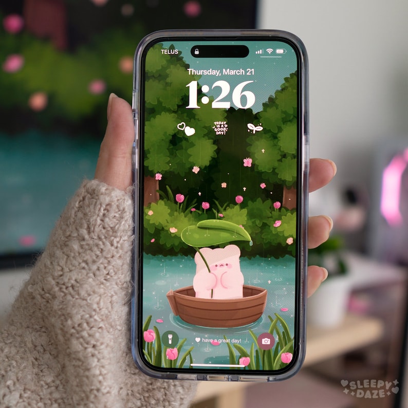 Tema Mellow Rain per iOS/iPadOS/Android immagine 2