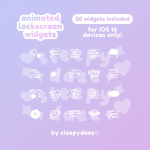 Cute Animated Lockscreen Widgets for iOS 16/17 image 2