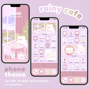 Rainy Cafe Ios / Ipados / Android Theme - Etsy