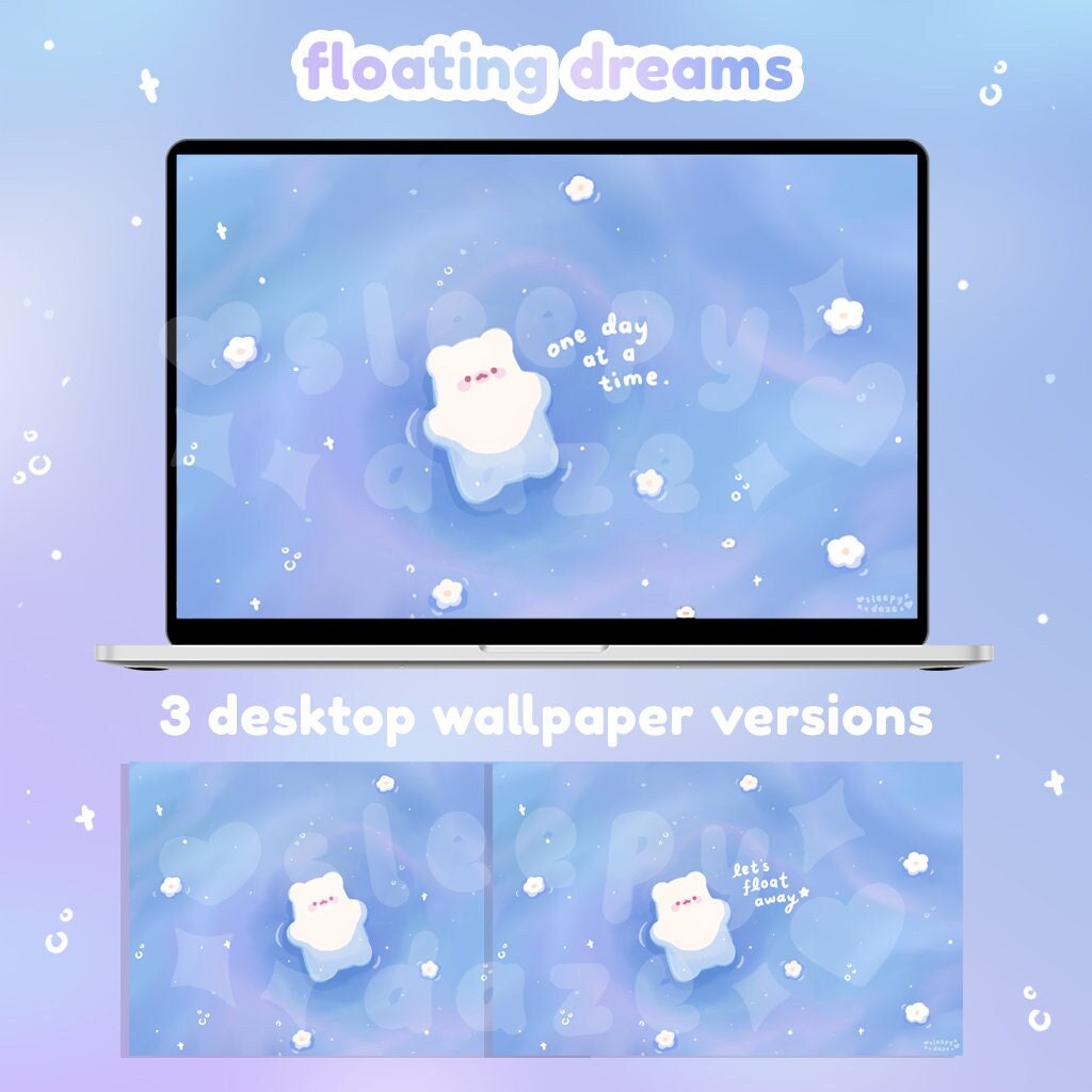 Floating Dreams Desktop Wallpaper - Etsy Canada