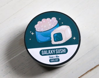 Galaxy Sushi Washi Tape | Journaling | Kawaii Food | Scrapbooking | Bullet Journal | Desserts | Washi Tape | Kawaii Stationery