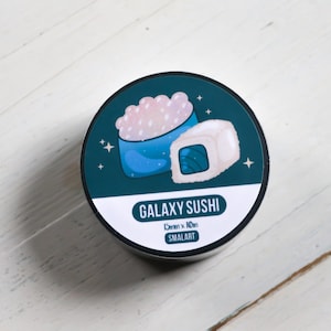 Galaxy Sushi Washi Tape | Journaling | Kawaii Food | Scrapbooking | Bullet Journal | Desserts | Washi Tape | Kawaii Stationery