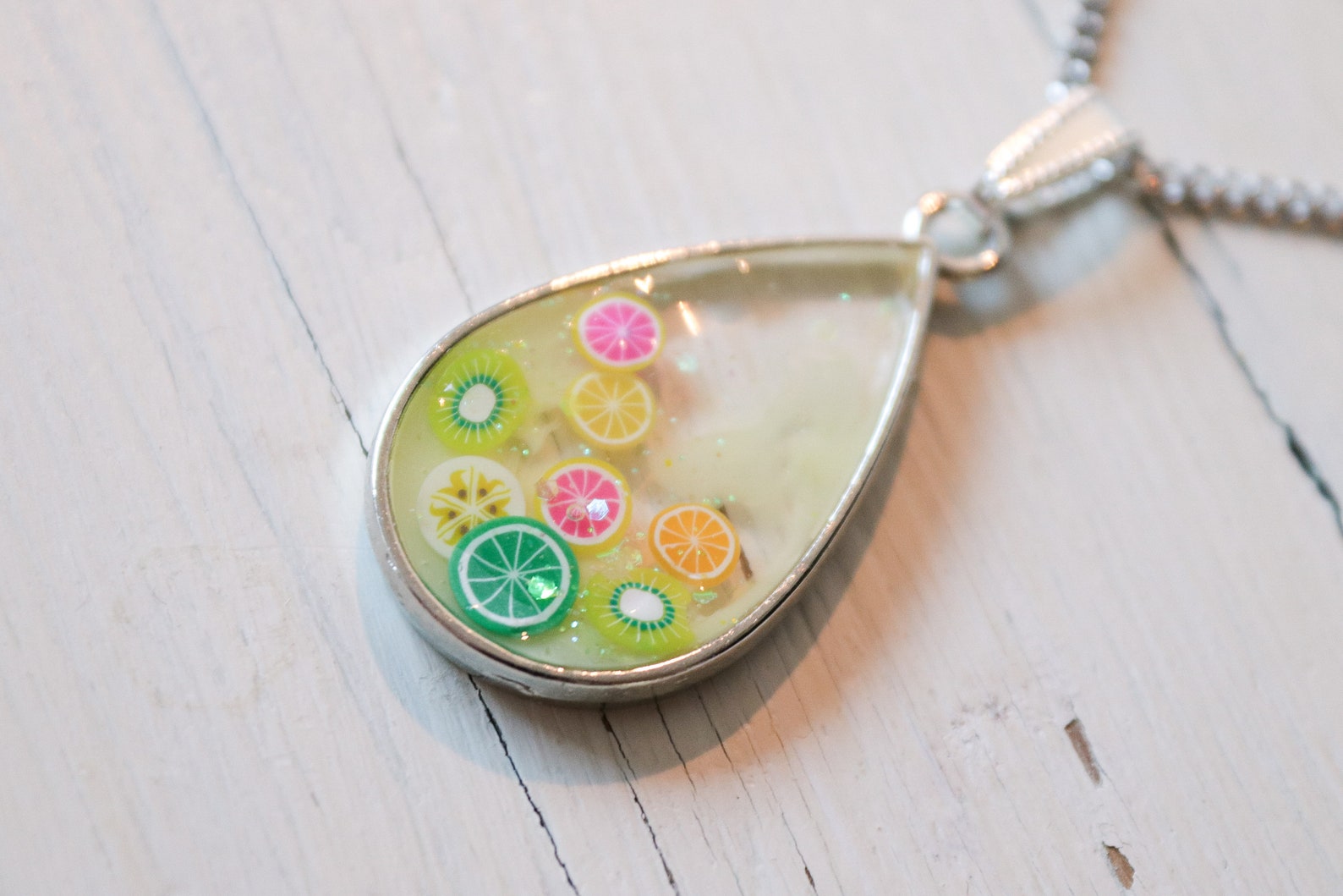 Fruit Necklace Necklace Jewelry Handmade Jewelry Gold Etsy