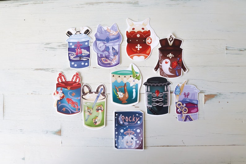 Genshin Impact Sticker Set | Genshin Impact, Genshin Sticker Set Genshin Impact Sticker Set | Genshin Impact, Genshin Sticker Set