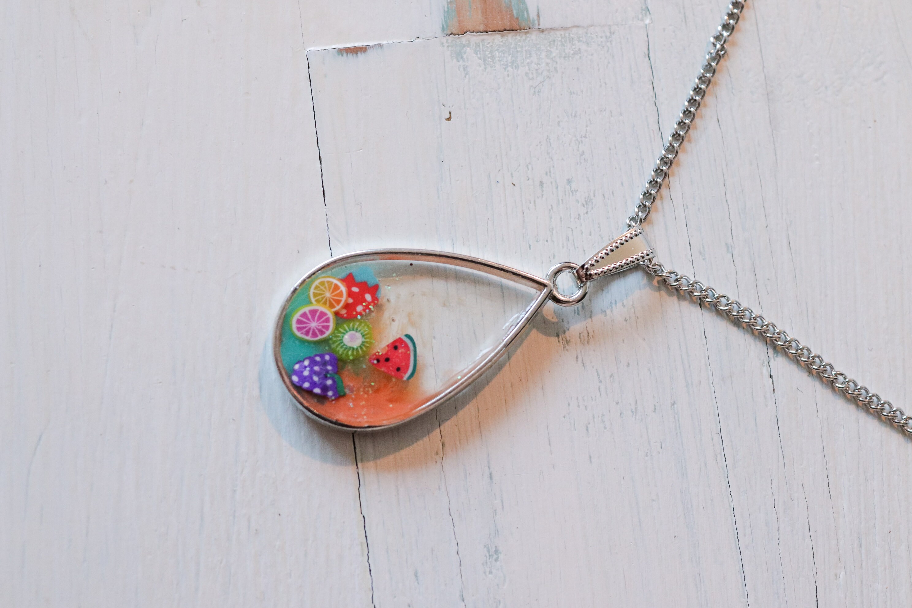 Fruit Necklace Necklace Jewelry Handmade Jewelry Gold Etsy