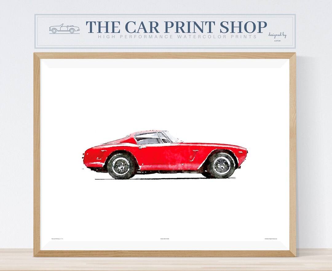 Sports Car Print Racing Car Print Vintage Car Print Car - Etsy 日本