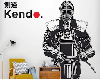 Kendo Japanese Art Peel and Stick Wallpaper