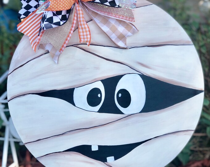 Mummy Halloween Garland Door Decoration