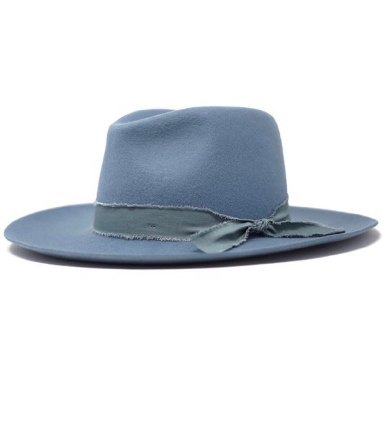 Powder blue stiff brim fedora wool fedora blue fedora Etsy