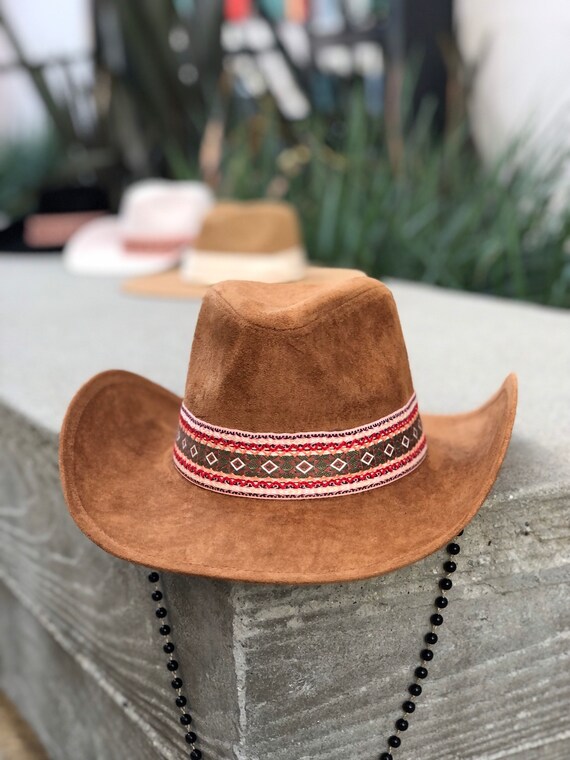 Western Hat Vegan Cowboy Hat Vegan | Etsy