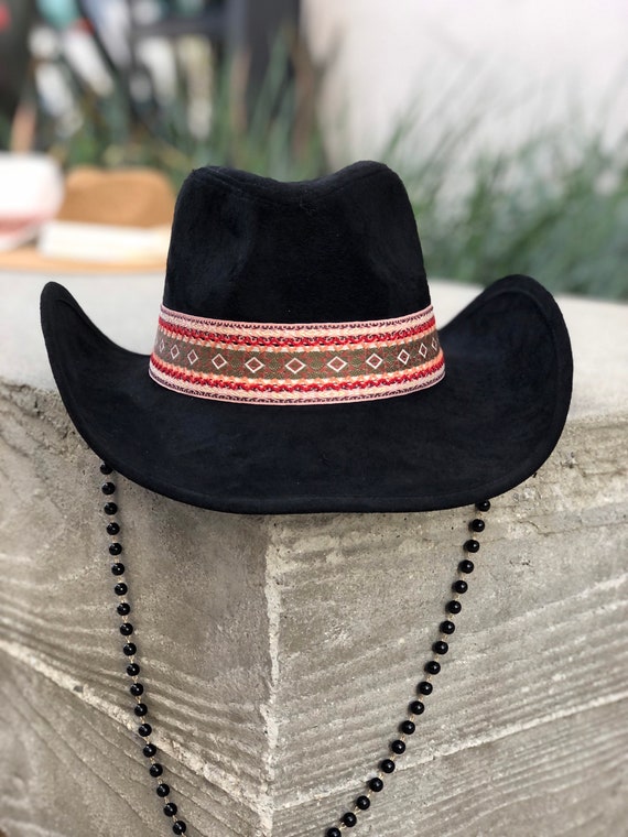 Western Hat Black Western Hat Vegan 