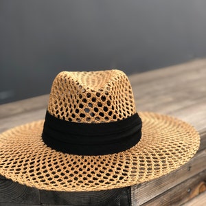 c97-STRW // Small Gauge Straw // Full Brim Straw Hat — CAPTUER