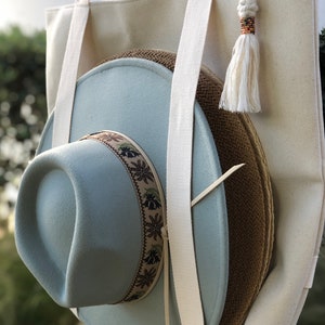 “On Vacay” Hat Holder Tote Bag main image 1
