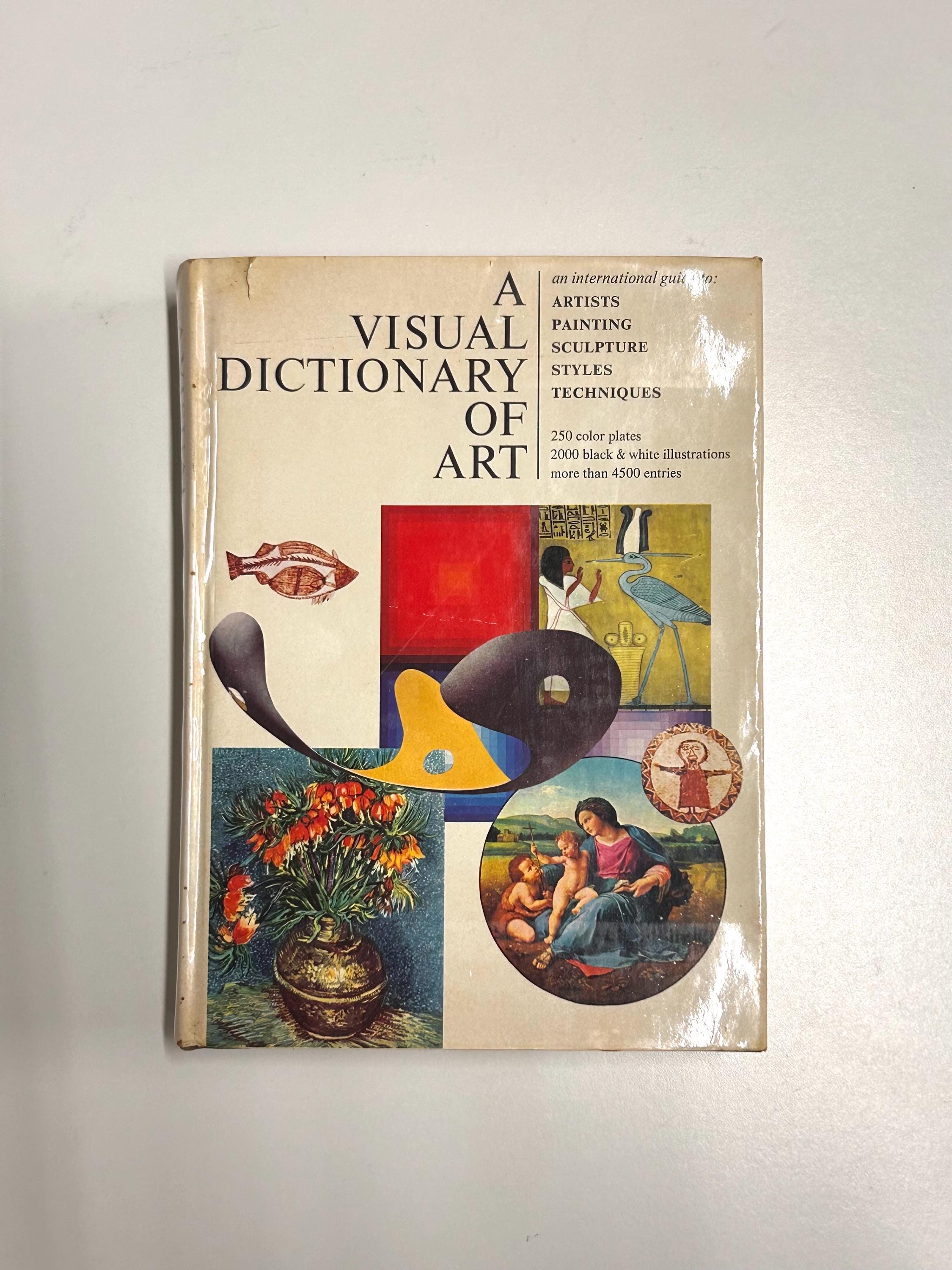 A Visual Dictionary of Art. 1974 Publishing. By Ann Hall. 640 Pages. Vintage Coffee Table Art Book.