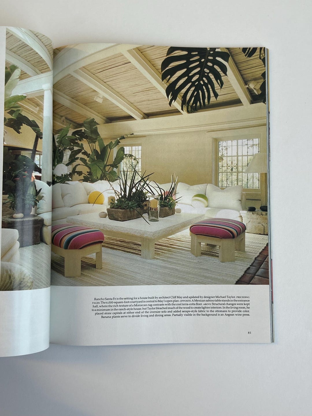 1980’s July 1986 Architectural Digest Vintage AD Design Magazine Post ...