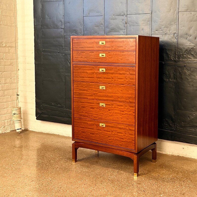 1970s Gplan Tall 6drawer British Teak Dresser. Original Etsy