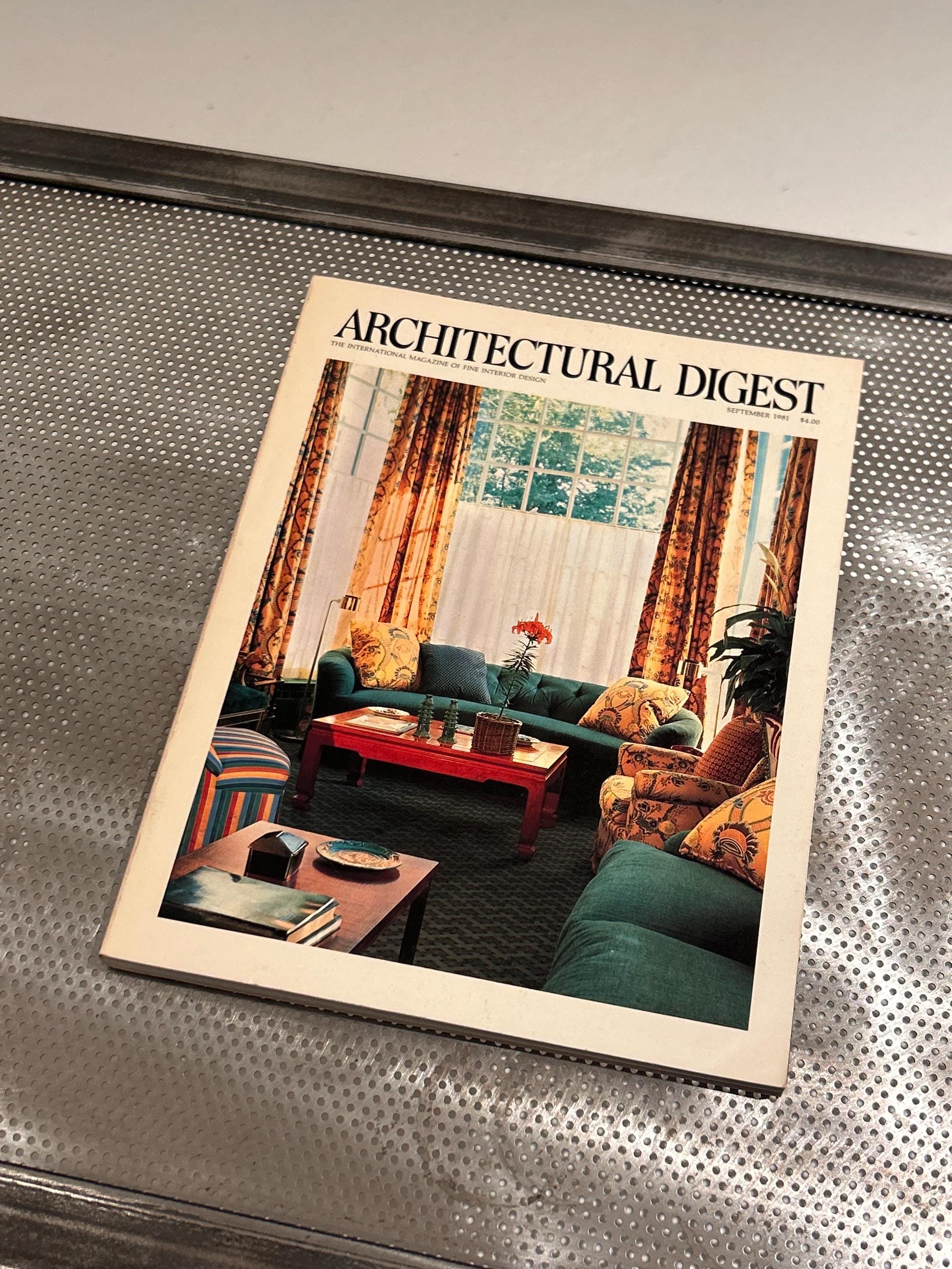 Magazine Set Architectural Digest - Etsy