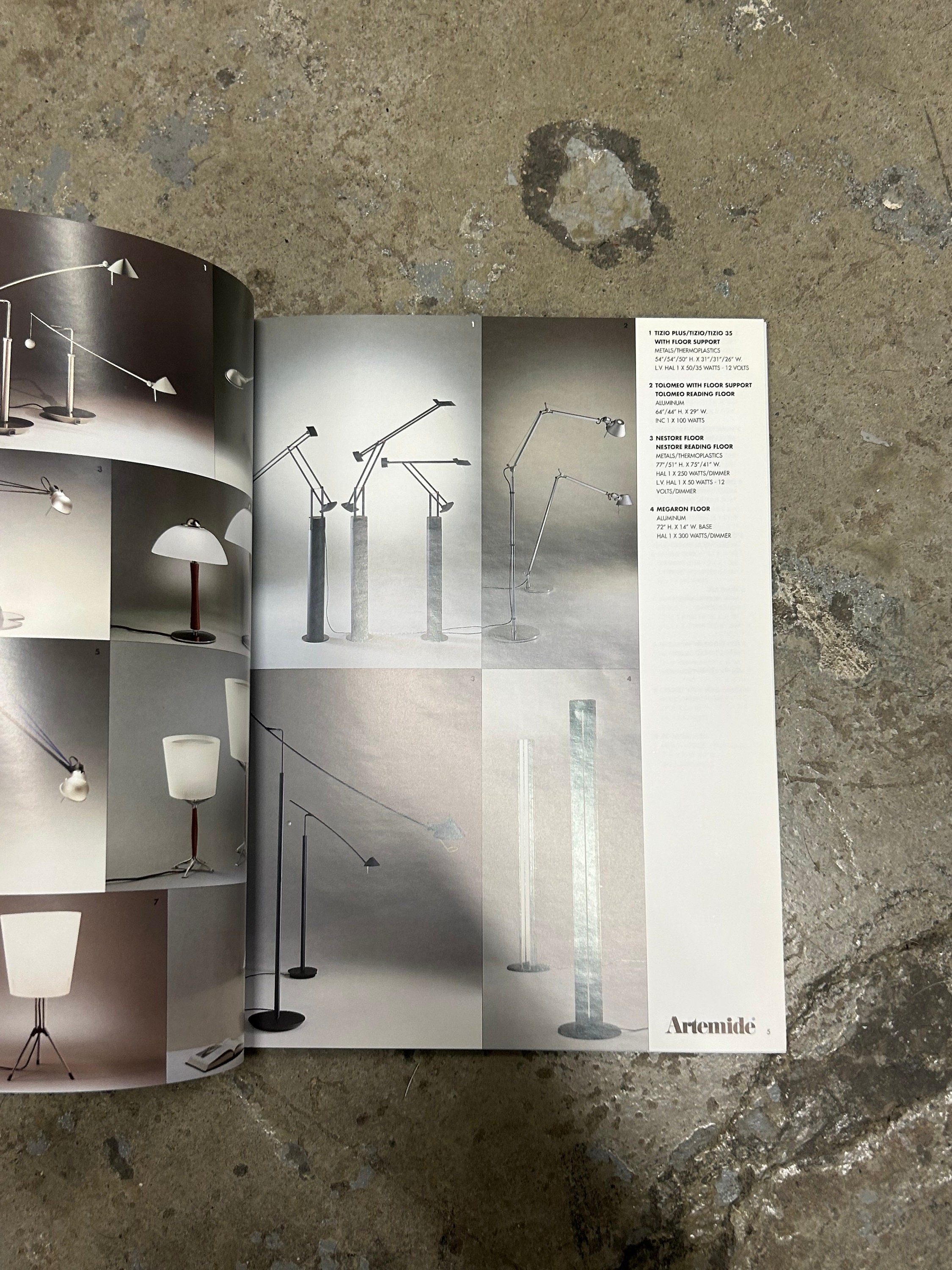 1999 Vintage Artemide Quick Reference Catalogue Etsy