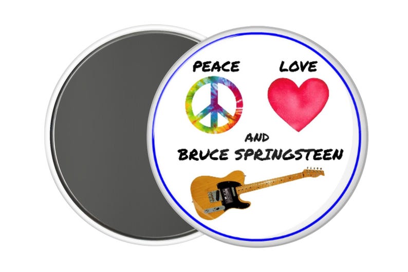 Peace, Love and Bruce Springsteen - Etsy