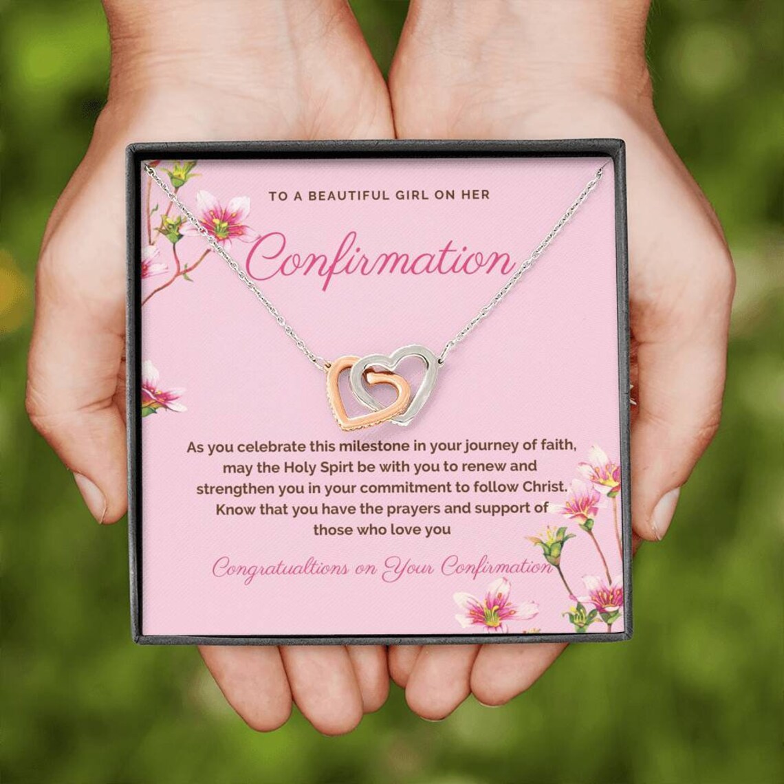 Cadeau de confirmation pour les filles collier de Etsy