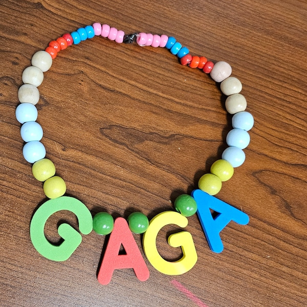Colorful "GAGA" Necklace