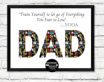 Father's Day, Father's Day Gift, Father, Dad, To Dad, Happy Father's Day, Star Wars, Star Wars Father, Daddy, Papa,